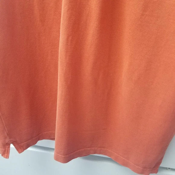 BURBERRY Slim Fit Orange Polo Shirt Collared Short Sleeve  M - Picture 11 of 11